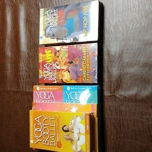 Beachbody Yoga Booty Ballet VHS Tape Set of 5 Workout Videos New in Package